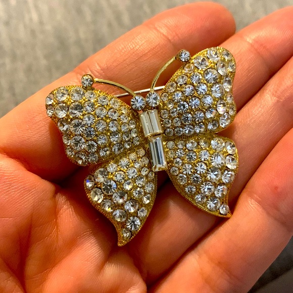 Juliana | Jewelry | Vintage Juliana Gemstone Crystal Butterfly Brooch D E Mint Condition - Foto 7
